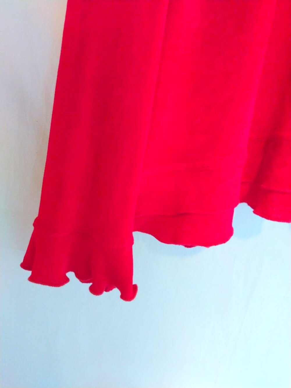 Vintage Channa Red Slinky Stretch Draped Open Front Cardigan XL Travel Y2K Work - Picture 8 of 8